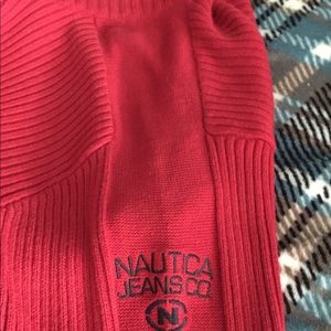 NAUTICA JEANS RED SWEATER